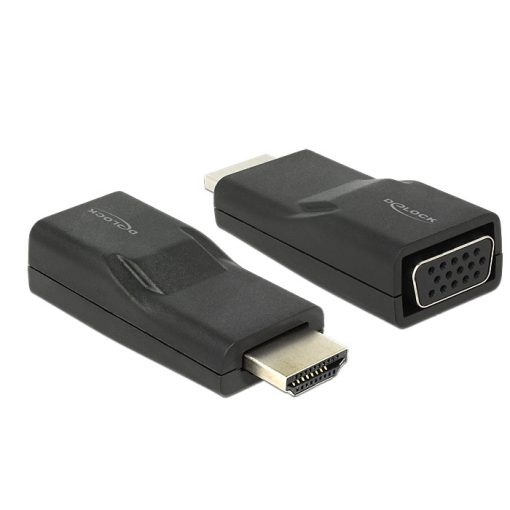 DeLock Adapter HDMI male > VGA female Black