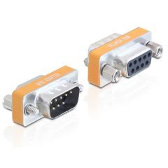   DeLock Adapter Null Modem Sub-D 9 pin male > Sub-D 9 pin female