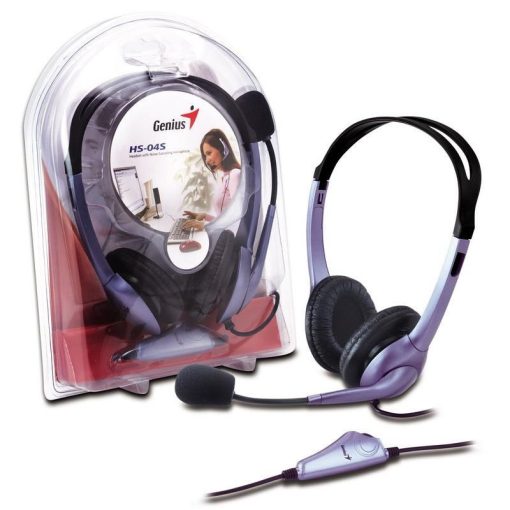 Genius HS-04S Headset Purple/Black