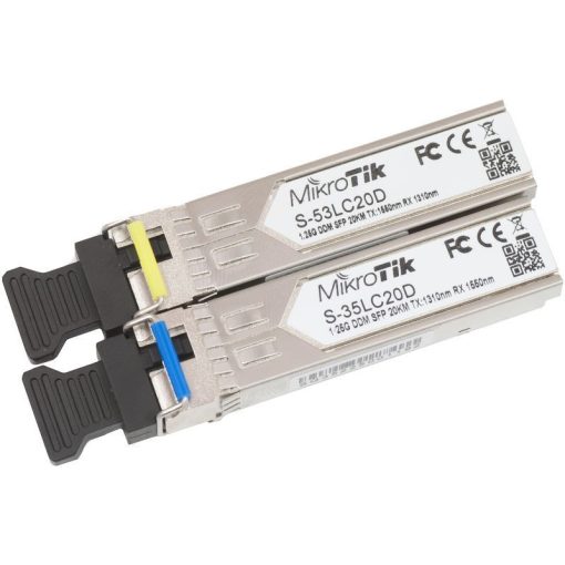 Mikrotik S-3553LC20D Two SFP (1.25G) module kit single mode