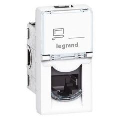   Legrand Program Mosaic LCS2 RJ45 aljzat Cat 5e UTP 1 modul White