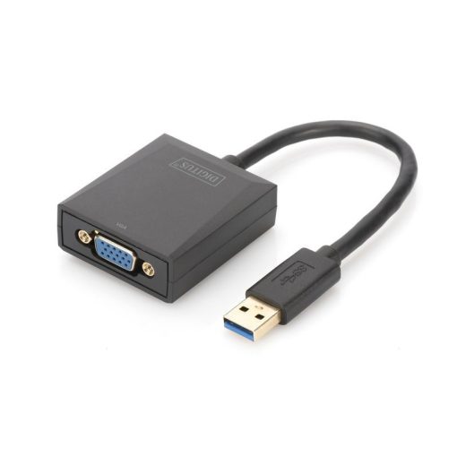 Digitus USB3.0 to VGA Adapter Black