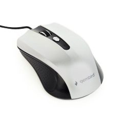 Gembird MUS-4B-01-BS Optical mouse Black/Silver