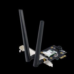   Asus PCE-AX3000 Dual Band PCI-E WiFi 6 (802.11ax). Supporting 160MHz Bluetooth