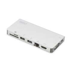 Digitus USB-C Multiport Travel Dock, 8 Port