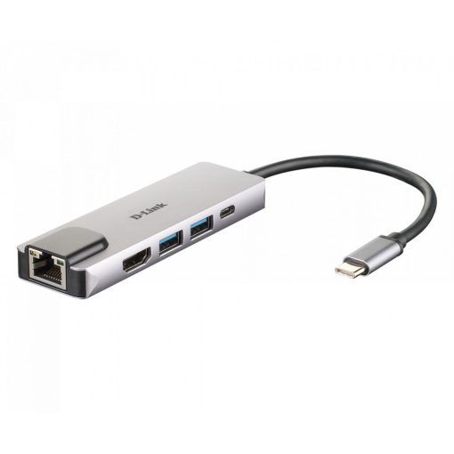 D-Link DUB-M520 5-in-1 USB-C Hub with HDMI/Ethernet and Power Delivery