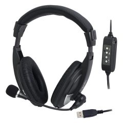 Logilink USB Stereo Headset Black