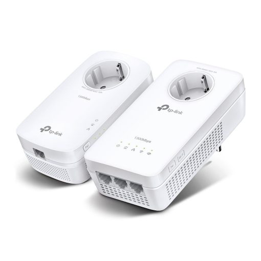 TP-Link TL-WPA8631PKIT AV1300 Gigabit Passthrough Powerline ac Wi-Fi Ki Ranger Extender White (2db)