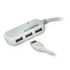 ATEN UE2120H 4-Port USB2.0 Extender Hub 12m White