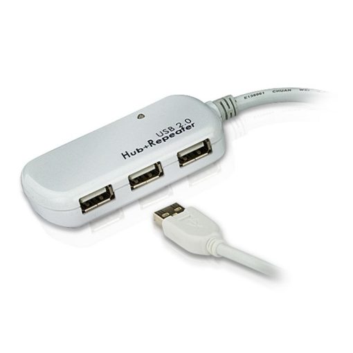 ATEN UE2120H 4-Port USB2.0 Extender Hub 12m White