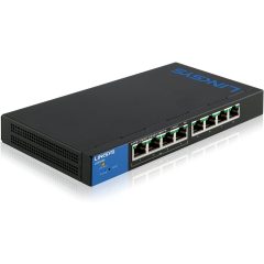   Linksys LGS310MPC 8-Port Managed Gigabit PoE+ Switch with 2 1G SFP Uplinks 110W