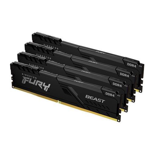 Kingston 32GB DDR4 3200MHz Kit(4x8GB) Fury Beast Black