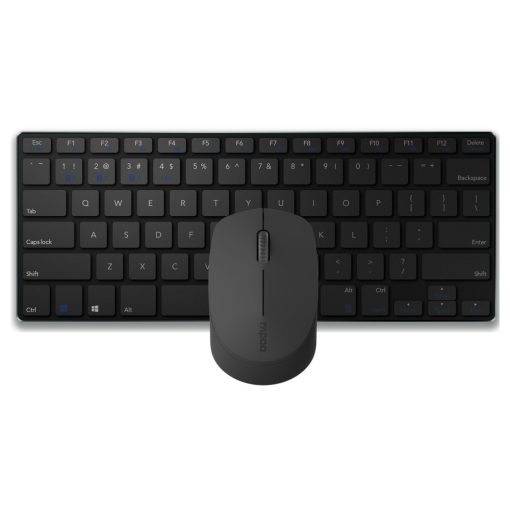 Rapoo 9000M Multi-mode Wireless Ultra-slim Keyboard ENG + Mouse Black