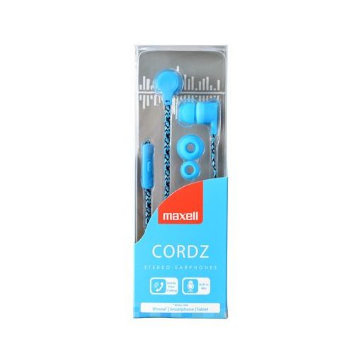 Maxell MXSCORDZBL Headset Blue