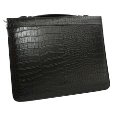 Port Designs AUSTIN 13,3" Black bőr Notebook táska