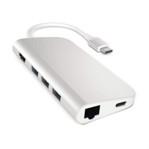 Satechi Type-C Multi-Port Adapter 4K with Ethernet Silver