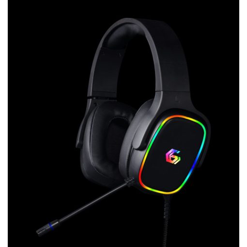 Gembird USB 7.1 Surround Gaming Headset with RGB Black