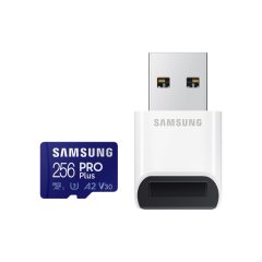 Samsung 256GB microSDXC Pro Plus Class10 U3 A2 V30 adapter nélkül