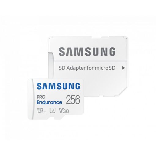 Samsung 256GB microSDXC Class10  U3 V30 PRO Endurance + adapterrel