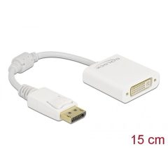   DeLock DisplayPort 1.1 male > DVI-D(Single Link) (24+5) female Passive Adapter White