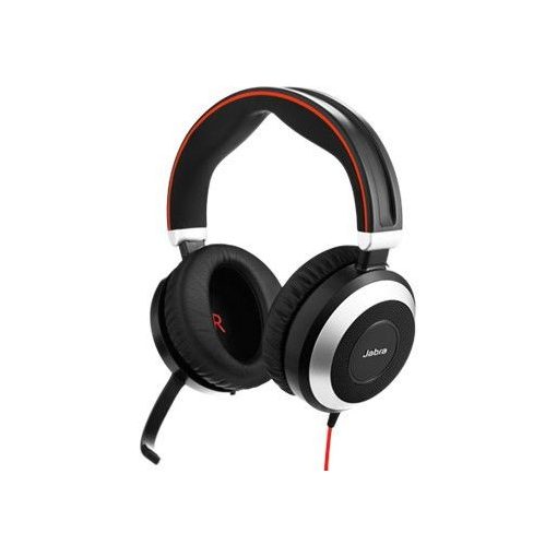 Jabra Evolve 80 UC Duo ANC Headset Black