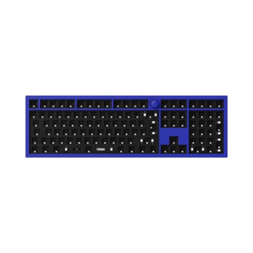 Keychron Q6 QMK Custom Mechanical Keyboard Barebone ISO Knob Navy Blue UK