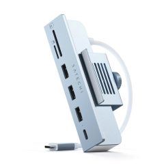 Satechi USB-C Clamp Hub for 24 IMAC Blue