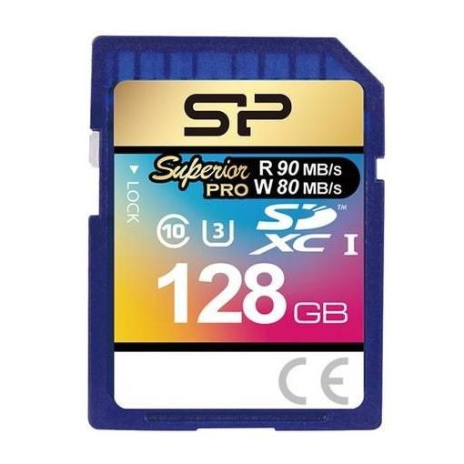 Silicon Power 128GB Superior Pro SDXC Class 10 UHS-1 (U3)