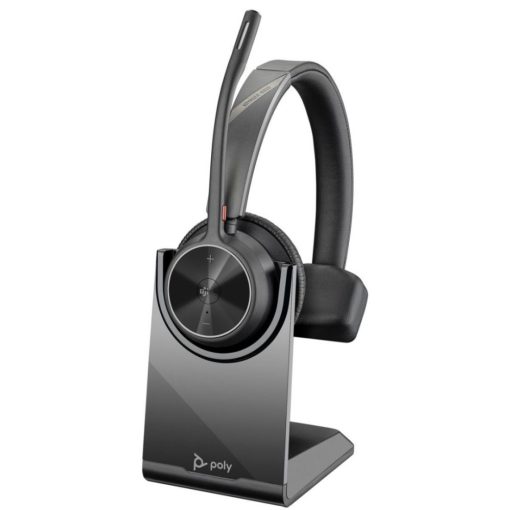 Poly Plantronics Voyager 4310-M UC Wireless Bluetooth Headset Black