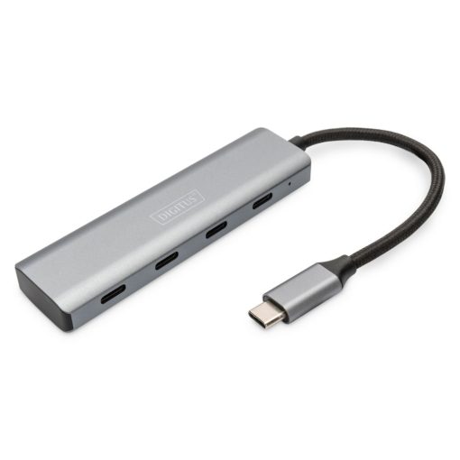 Digitus DA-70246 USB-C 3.1 4-Port Aluminum