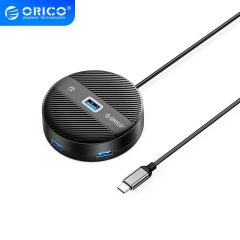 Orico YS2-C3-03-BK-BP 4-portos USB3.0 Type-C HUB Black