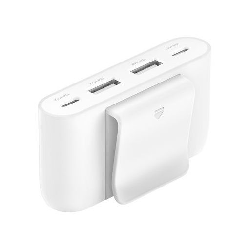 Belkin BUZ001BT2MWHB7 4-Port USB Power Extender  White