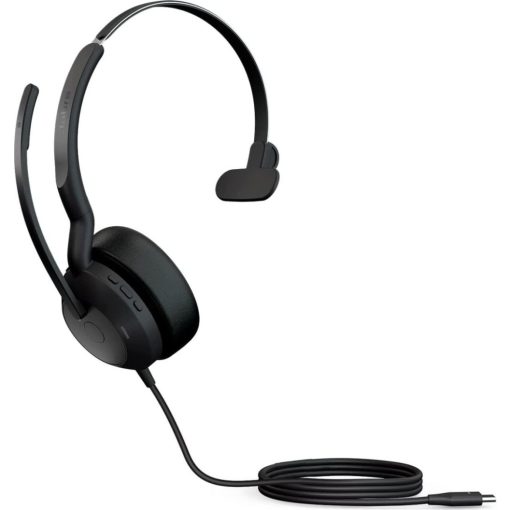 Jabra Evolve2 50 Wireless/Wired USB-A MS Mono Headset Black