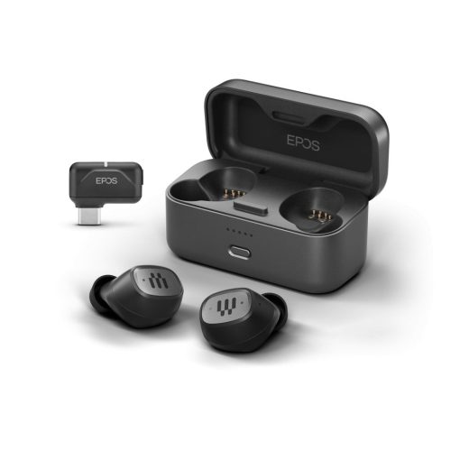 Sennheiser / EPOS GTW 270 Hybrid Closed Acoustic Wireless Earbuds with Dongle Black