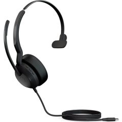 Jabra Evolve2 50 USB-C UC Mono Headset Black