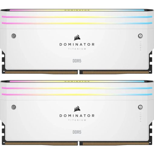 Corsair 64GB DDR5 6400MHz Kit(2x32GB) Dominator Titanium RGB White