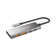 Conceptronic  HUBBIES15G 4-Port USB3.2 Gen 2 Hub Grey