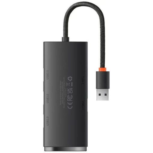 Baseus Lite Sorozat Hub 4 az 1-ben USB - 4x USB 3.0, 25cm Black