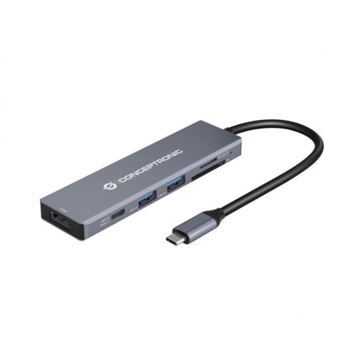 Conceptronic  DONN23G 6-in-1 USB 3.2 Gen 1 Docking Station