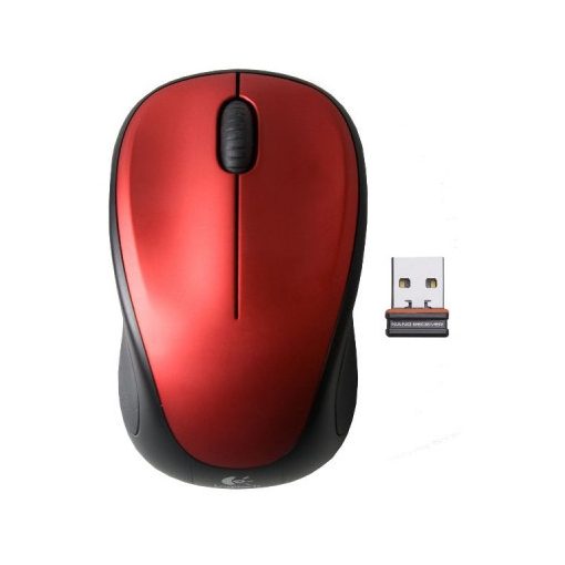 Logitech M235 Wireless Mouse Red