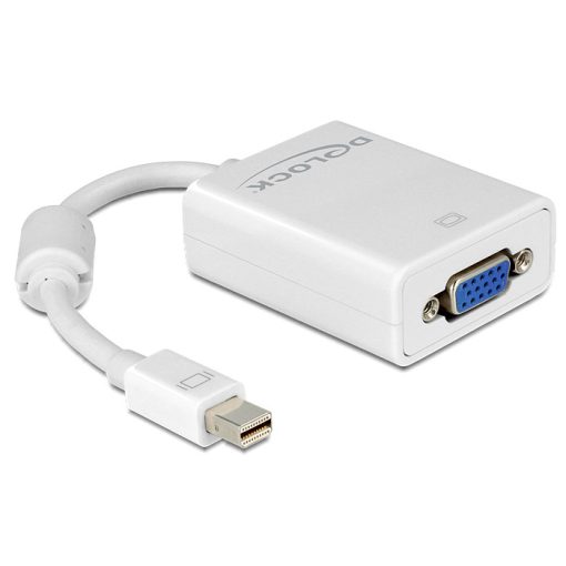 DeLock Adapter mini Displayport 1.2 male > VGA female Passive White