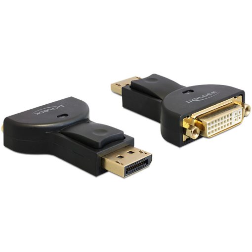 DeLock Displayport 1.1 male > DVI-I (Dual Link) (24+5) female Adapter Black