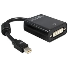   DeLock mini Displayport 1.1 male > DVI-I (Dual Link) (24+5) female Passive Adapter Black