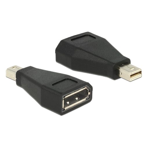 DeLock Adapter mini Displayport 1.2 male > Displayport female Black