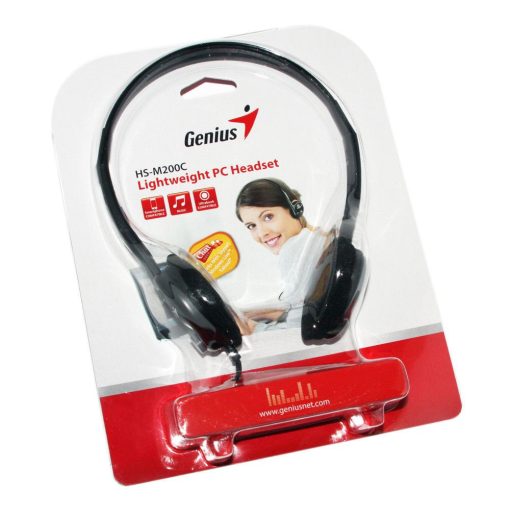 Genius HS-M200C Headset Black