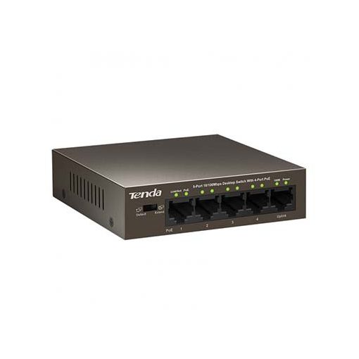 Tenda TEF1105P-4-63W 5-p PoE 10/100Mbps unmanaged Switch