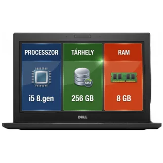 Dell Latitude 5290 kompakt üzleti laptop i5-8350U processzorral és 12,5 colos Full HD kijelzővel