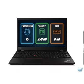 Lenovo ThinkPad T15 G1 üzleti laptop magyar nyelvű billentyűzettel és 15,6 colos Full HD kijelzővel