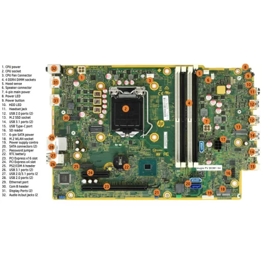 HP ProDesk 600 G4 SFF PC - INTEL i5-8500 - 8GB - 250GB - WINDOWS 11 - A