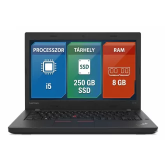 Lenovo ThinkPad L470 üzleti laptop magyar nyelvű billentyűzettel és 14 colos matt kijelzővel